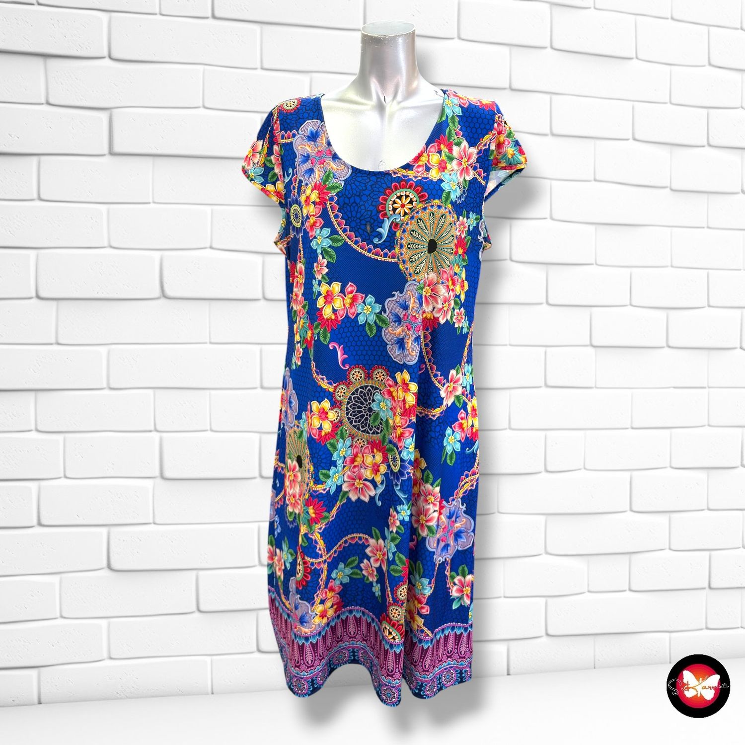 Vestido de manga corta MASQUENADA color Varios Talla XL