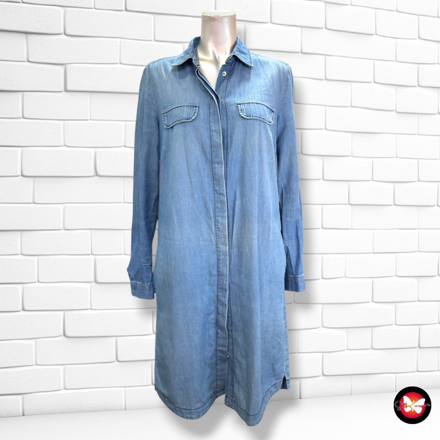 Vestido camisero CAROLL color Azul vaquero Talla 36