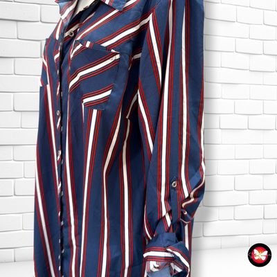 **HOY** Camisola de rayas SO SOIRE color Azul, blanco y rojo Talla L (grande)