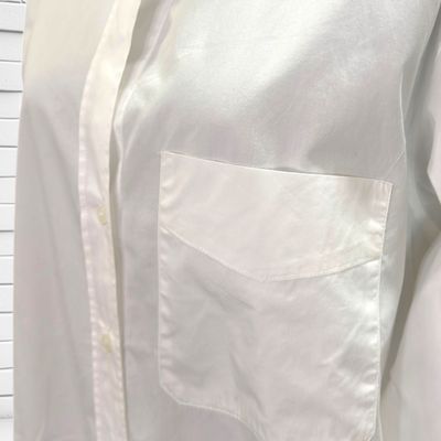 **HOY** Camisa de manga larga ZARA color Blanco Talla L (grande)