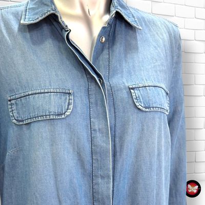 **HOY** Vestido camisero CAROLL color Azul vaquero Talla 36
