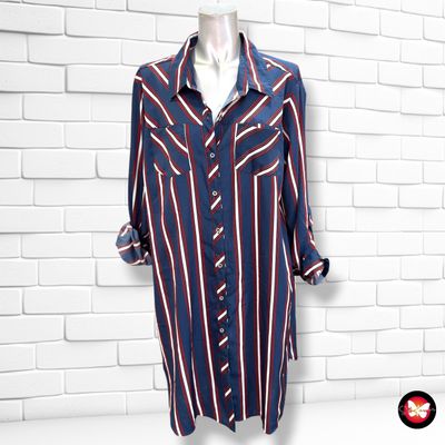 **HOY** Camisola de rayas SO SOIRE color Azul, blanco y rojo Talla L (grande)