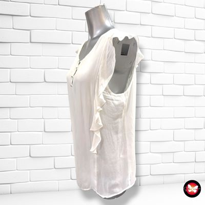 **HOY** Blusa con mangas de volantes ESPRIT color Blanco Talla L