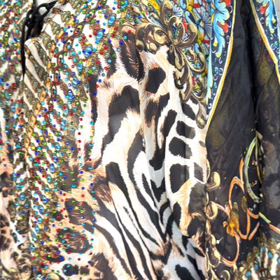 **HOY** Blusa traslúcida animal print IMPRESION color Varios Talla ÚNICA