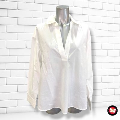 **HOY** Blusa de manga larga MANGO color Blanco Talla L