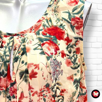 **HOY** Vestido traslúcido de flores MD’M color Varios Talla 44