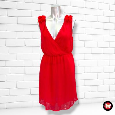 **HOY** Vestido tipo seda SOAKED color Rojo Talla XS