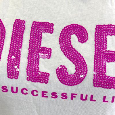 **HOY** Camiseta de manga corta DIESEL color Blanco Talla 12 AÑOS