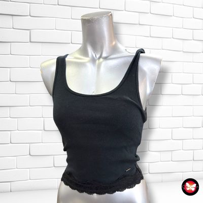 **HOY** Crop top HOLLISTER color Negro Talla S