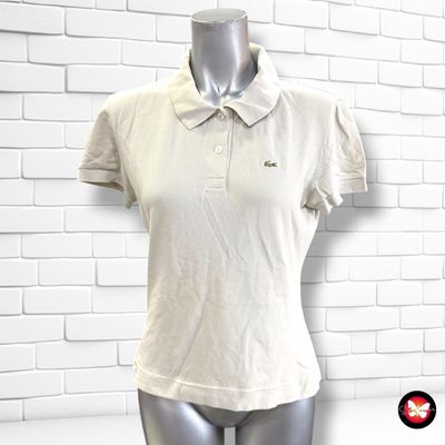 **HOY** Polo de manga corta LACOSTE color Beige Talla 42 (pequeña)