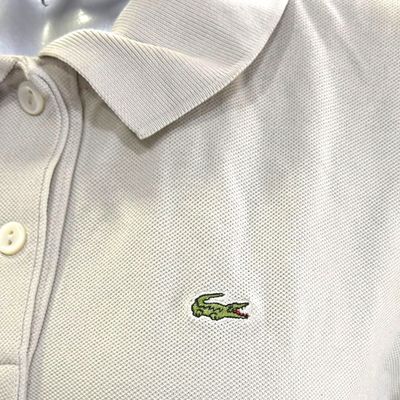 **HOY** Polo de manga corta LACOSTE color Beige Talla 42 (pequeña)