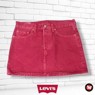 **HOY** Falda LEVI’S color Rojo Talla M/L