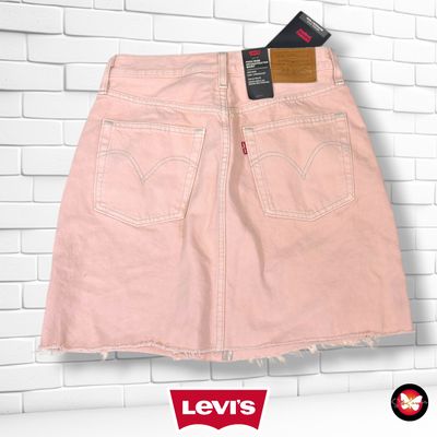 **HOY** Falda HIGH-RISE DECONSTRUCTED LEVI’S color Rosa Talla S/M (W27)