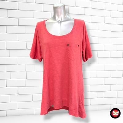 **HOY** Camiseta de manga corta con bolsillo BERSHKA color Ladrillo Talla M