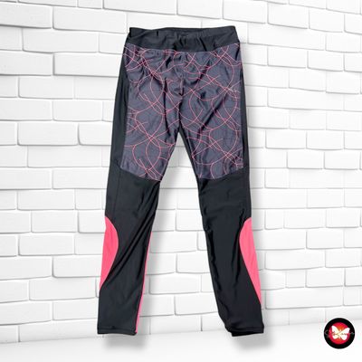 **HOY** Mallas deportivas DOMYOS color Negro y coral Talla 12-13 AÑOS