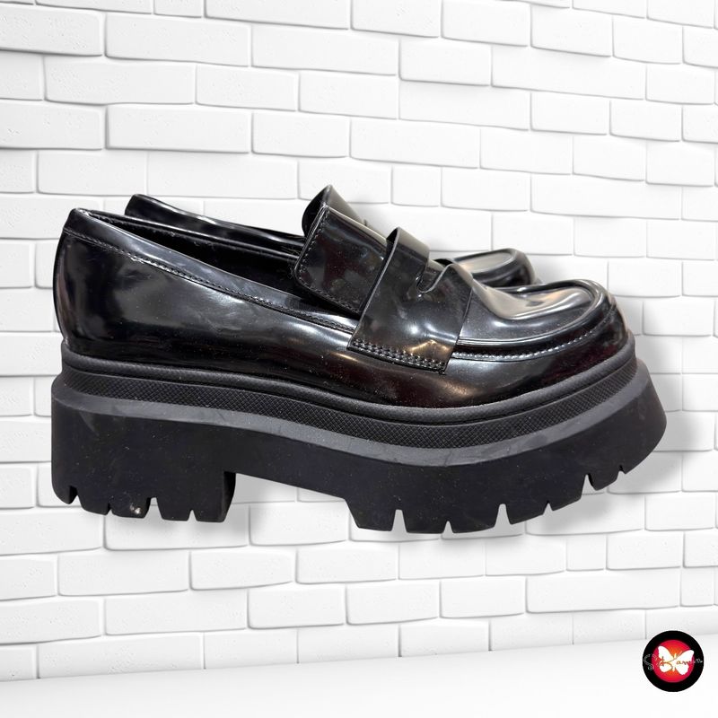 Zapatos con plataforma PULL&amp;BEAR color Negro Talla Calzado 38