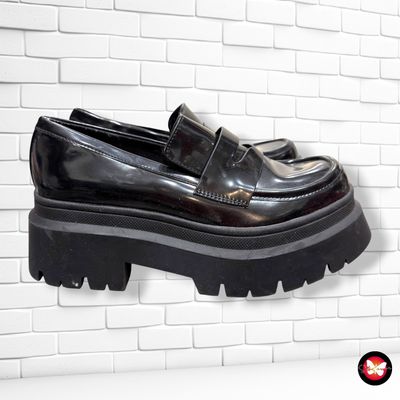 **HOY** Zapatos con plataforma PULL&amp;BEAR color Negro Talla Calzado 38