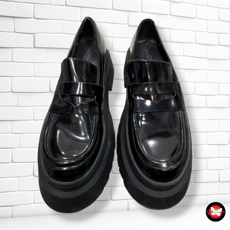 Zapatos con plataforma PULL&amp;BEAR color Negro Talla Calzado 38