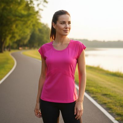 **HOY** Camiseta deportiva ROLY color Fucsia Talla S