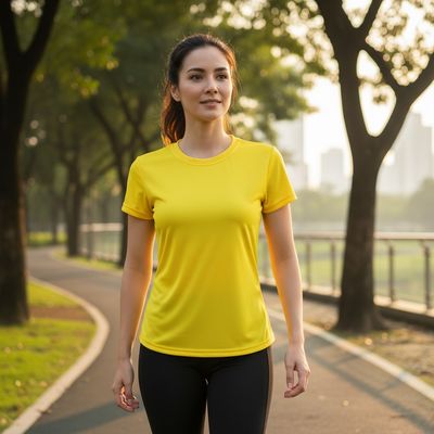 **HOY** Camiseta deportiva CRIVIT color Amarillo Talla S