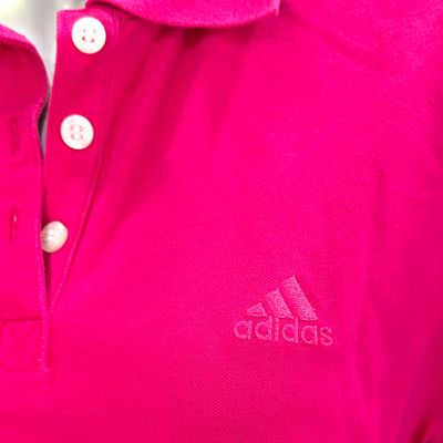 **HOY** Polo de manga corta ADIDAS color Magenta Talla 40