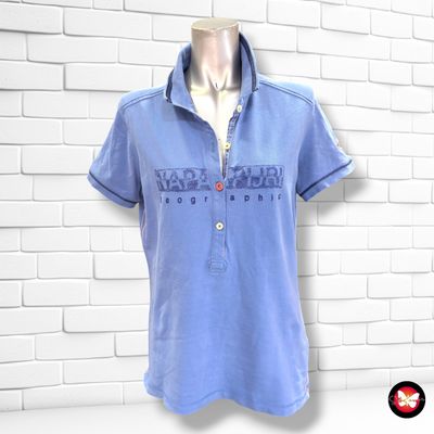 **HOY** Polo de manga corta NAPAPIJRI color Celeste Talla L