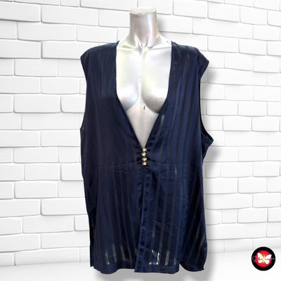 **HOY** Chaleco vintage RIO color Azul marino Talla 44