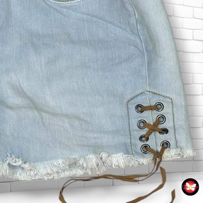**HOY** Short con cordón JANINA color Azul vaquero Talla 38