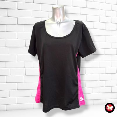 **HOY** Camiseta deportiva UNITED SPORT color Negro y fucsia Talla XXL