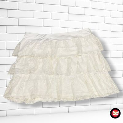 **HOY** Falda con encaje PROMOD color Crema Talla L