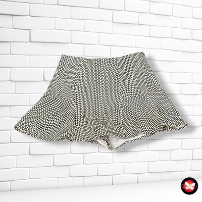 **HOY** Falda/short de lunares STRADIVARIUS color Negro y beige Talla 40
