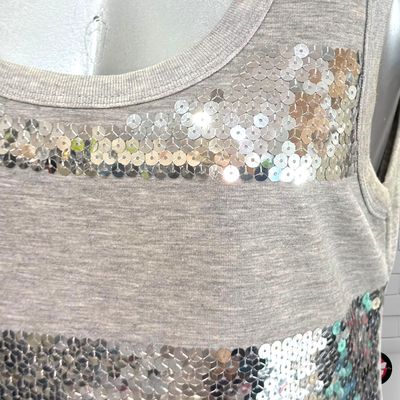 **HOY** Vestido de tirantes con lentejuelas JUICY COUTURE color Gris Talla L