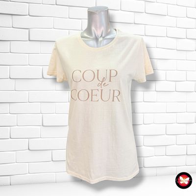 **HOY** Camiseta de manga corta MUY MUCHO color Crema Talla M