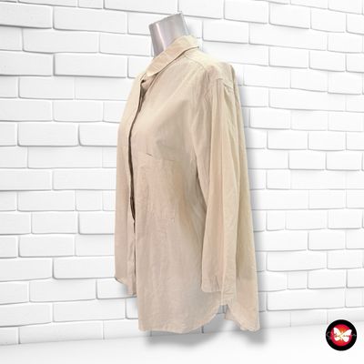 **HOY** Camisa de media manga ROSSANA DIVA color Camel Talla 46