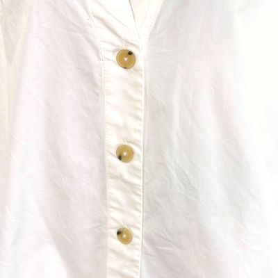 **HOY** Camisa de manga larga MASSIMO DUTTI color Blanco Talla 38 (grande)
