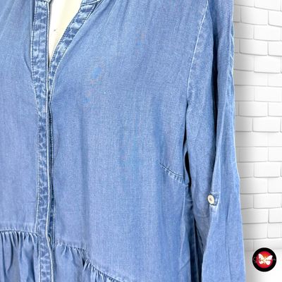 **HOY** Vestido de media manga TCHIBO color Azul vaquero Talla 40
