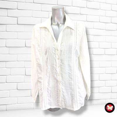 **HOY** Camisa de manga larga  color Blanco roto Talla 50 (pequeña)