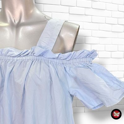 **HOY** Vestido con hombros descubiertos PIMKIE color Celeste Talla M