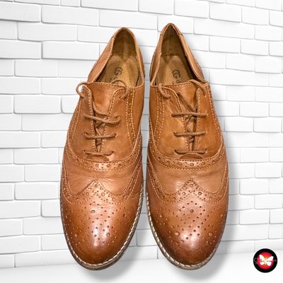 **HOY** Zapatos oxford de piel GUIMARÃES color Marrón Talla Calzado 38