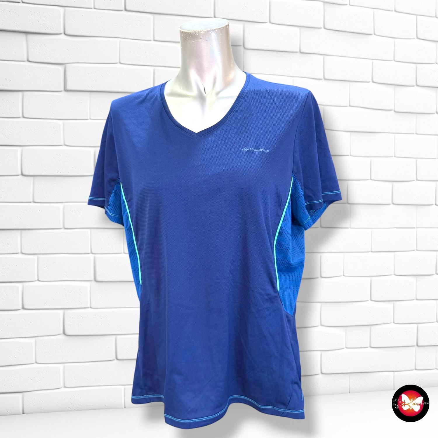 Camiseta deportiva QUECHUA color Azul Talla L