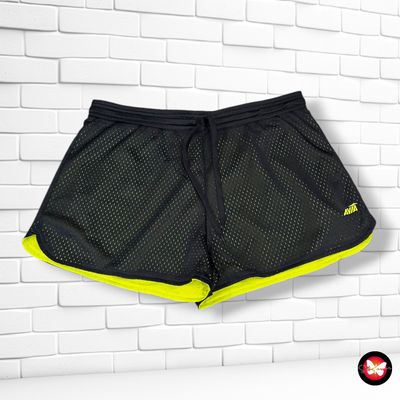 **HOY** Short deportivo reversible AVIA color Negro y neón Talla M