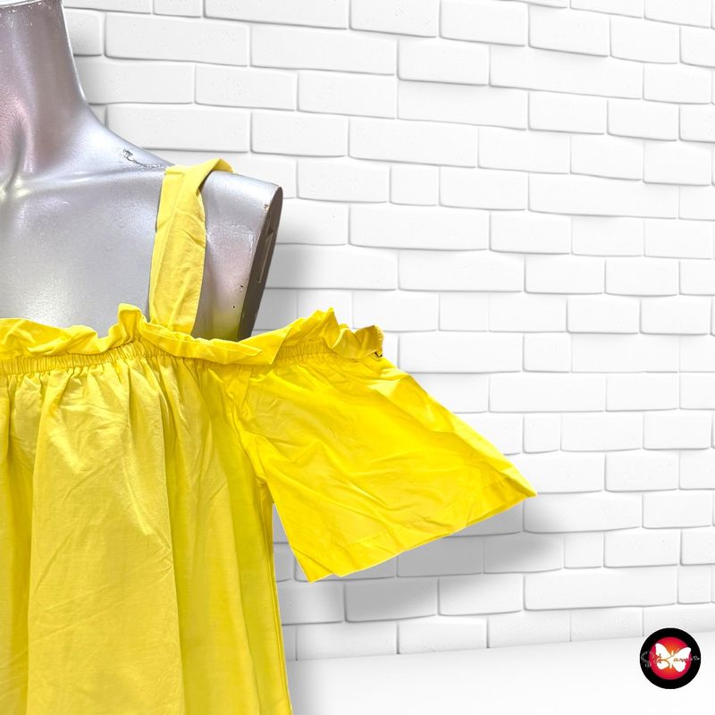 **HOY** Vestido con hombros descubiertos PIMKIE color Amarillo Talla S/M