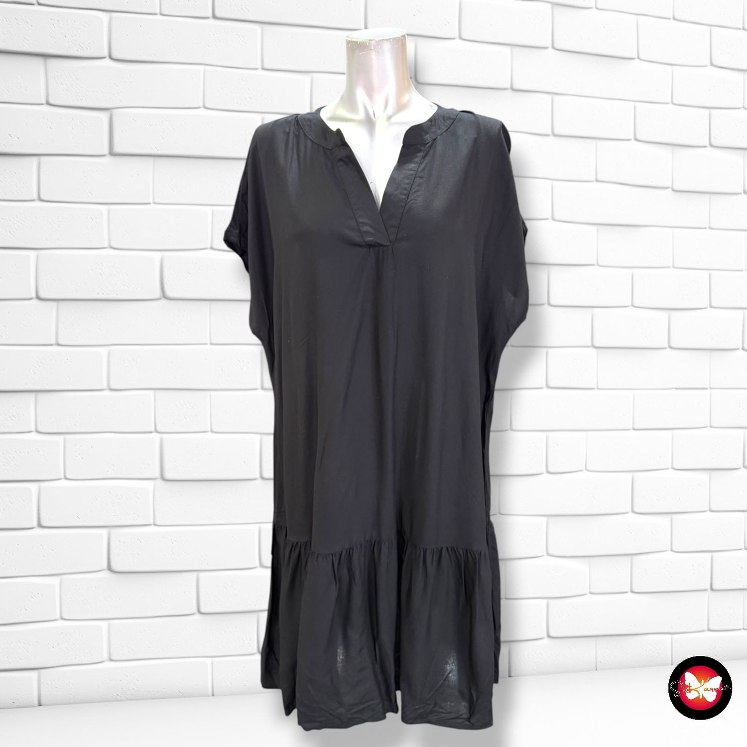 **HOY** Vestido blusón S.OLIVER color Negro Talla XL