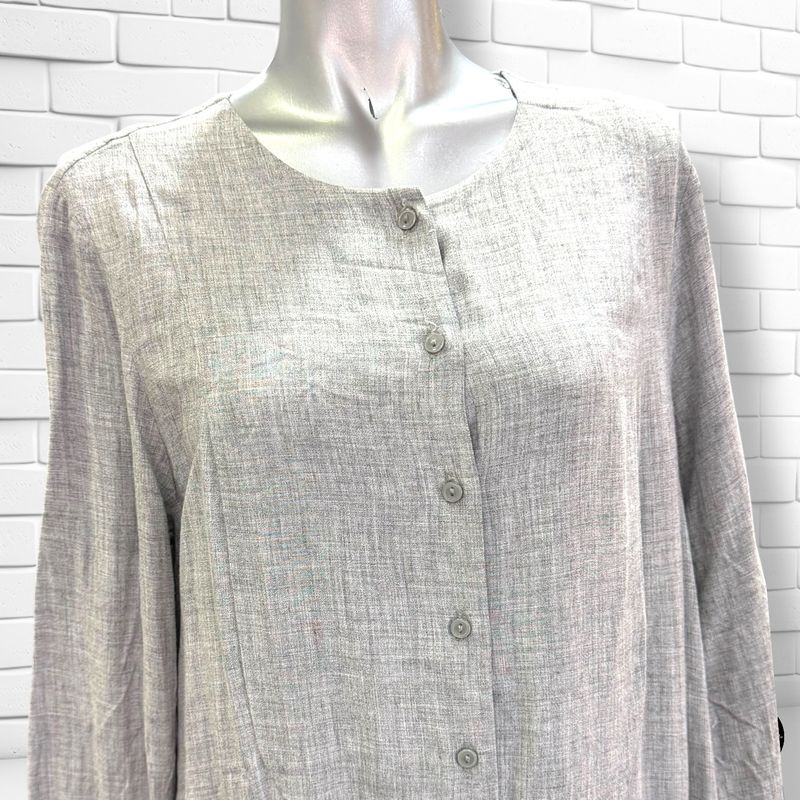 **HOY** Vestido largo ZARA color Gris Talla L