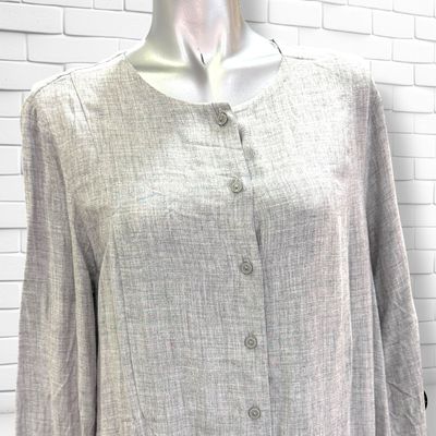 **HOY** Vestido largo ZARA color Gris Talla L