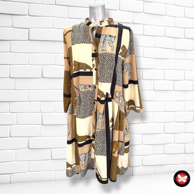 **HOY** Vestido blusón  color Animal print Talla ÚNICA
