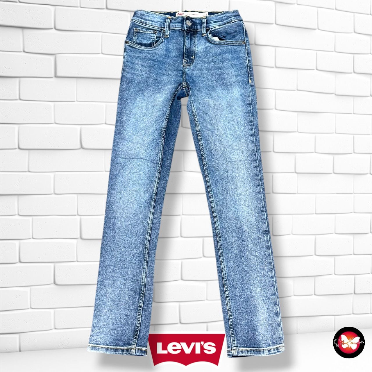 Pantalón 510 SKINNY LEVI’S color Azul vaquero Talla 12 AÑOS