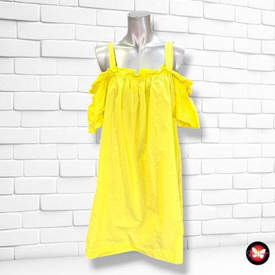 **HOY** Vestido con hombros descubiertos PIMKIE color Amarillo Talla S/M
