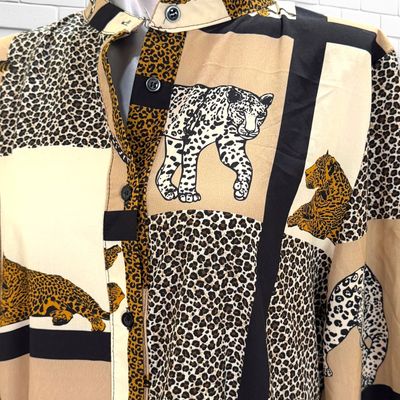 **HOY** Vestido blusón  color Animal print Talla ÚNICA