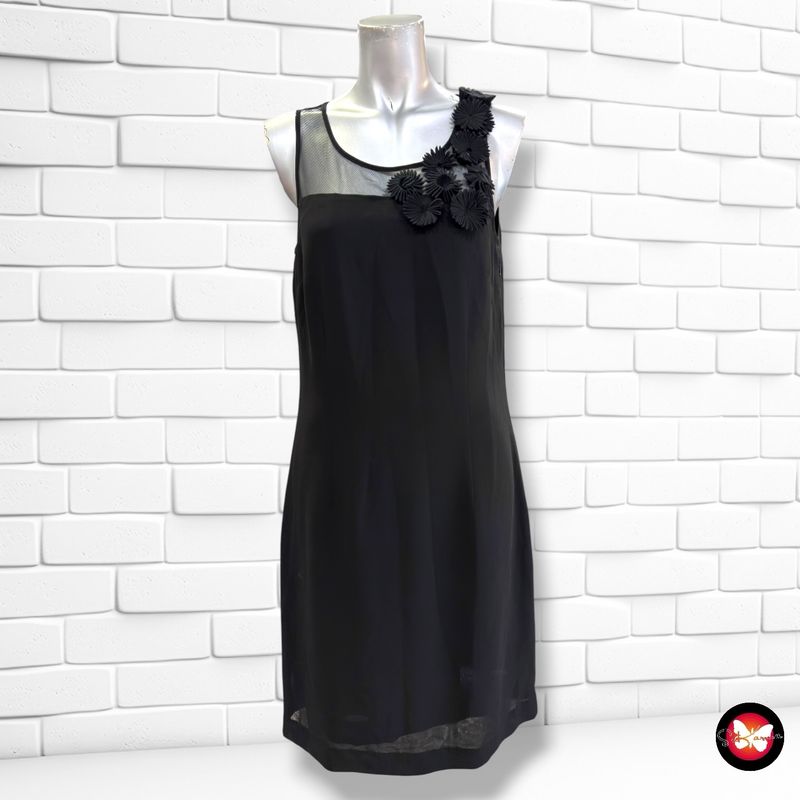 **HOY** Vestido de noche con transparencias CAROLL color Negro Talla 38
